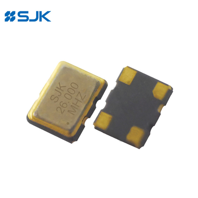 Hohe Zuverlässigkeit SJK-8W 19.2MHz SMD3225 VC-TCXO mit geschnittenem Sinuswellen-Ausgangstyp