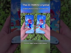 SJK 7015SMD 32.768KHz Tuning Fork Kristall 0.8pF Typ Shunt Kapazität 20ppm MC-146 Kreuz